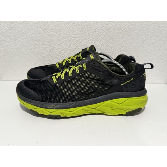 HOKA ONE Mens Challenger ATR 5 Running Shoe Sz 12 Black Sneaker 1104093 EBLC - Picture 1 of 14
